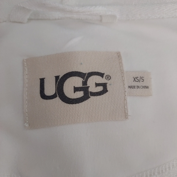 UGG Australia Robe Womens White Ivory Spa Bath Home Soft Cozy Oversized XS/S - Picture 7 of 8